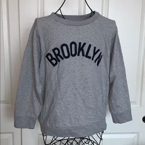 Gray J. CREW Brooklyn Crewneck
